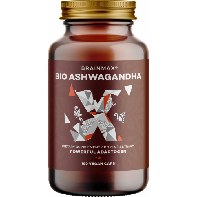 BrainMax Ashwagandha BIO 660 mg 100 rastlinných kapsúl