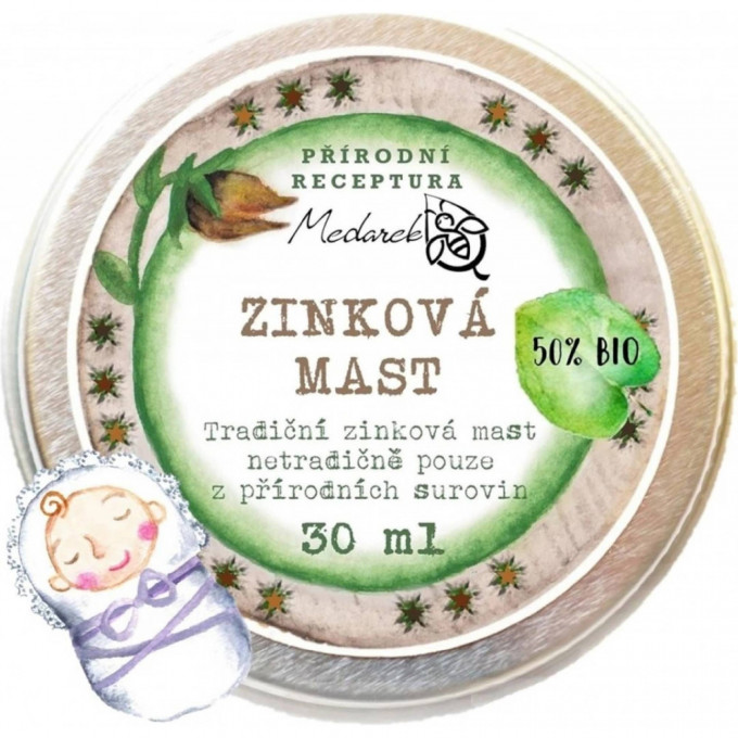 Medarek Zinková masť BIO 50 ml