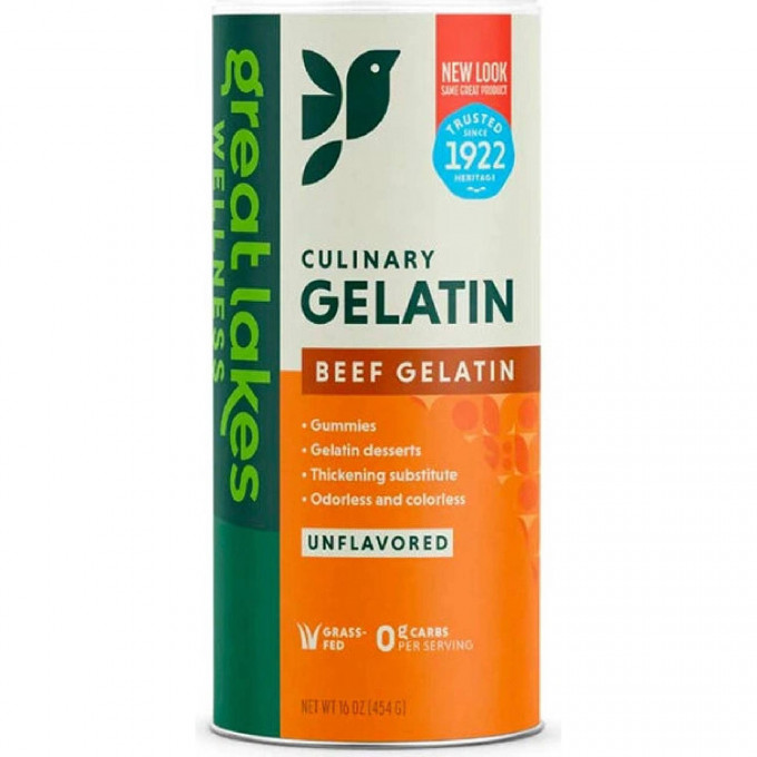 Great Lakes Želatína bez príchuti 454 g