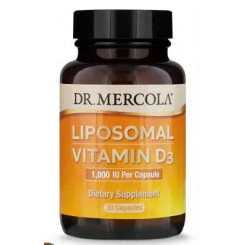 Dr. Mercola Vitamín D 1000 IU, liposomálna, 30 kapsúl