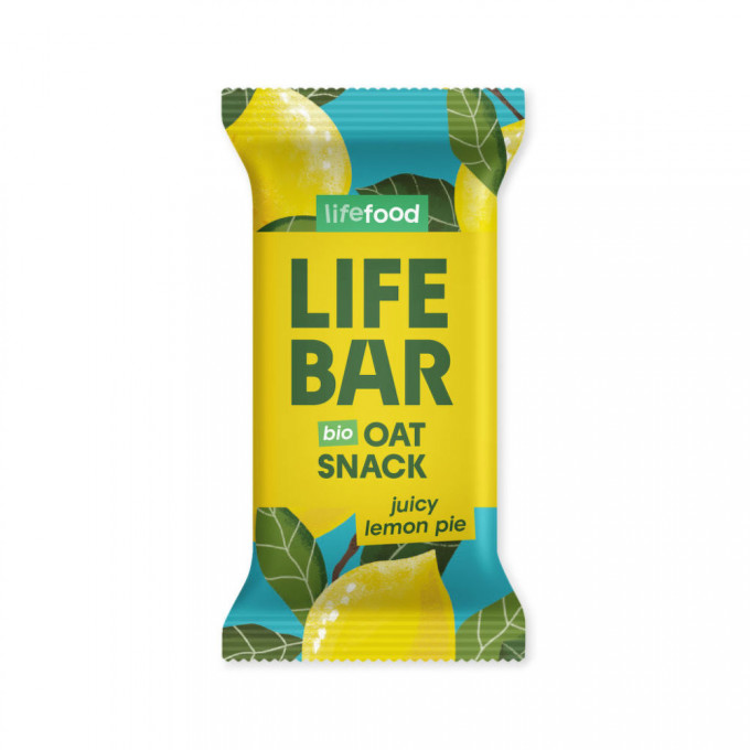 Lifefood Lifebar Oat Snack citrónový BIO 40 g